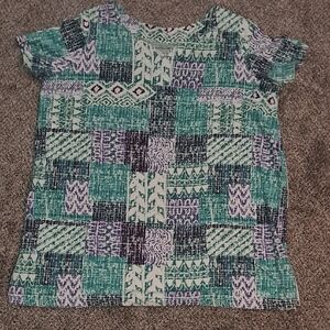 Woman Within Womens Multi Colored 18/20 Large